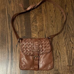 Civico 93 Italian Leather Boho Crossbody Bag